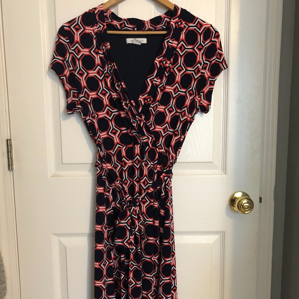 Mock Wrap Dress